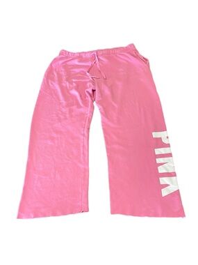 PINK Victoria's Secret Women's Baggy Pants, Pink, Size XL, Style Y2K